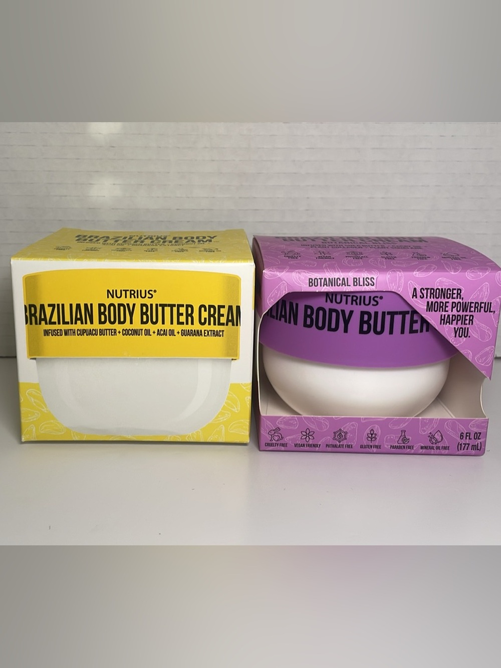 Nutrius Brazilian body butter duo 2x177 ml NEW